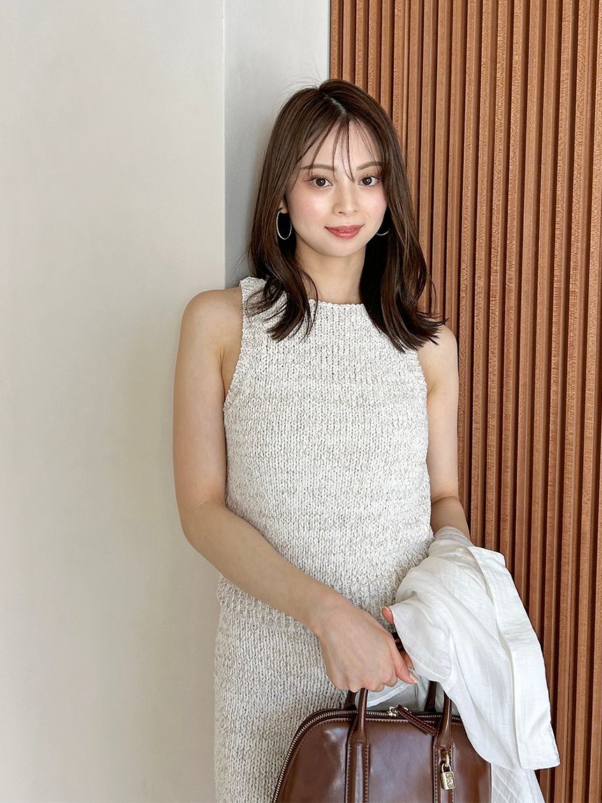 SNIDEL「Sustainableニットタンクトップス」|ニット・セーター|