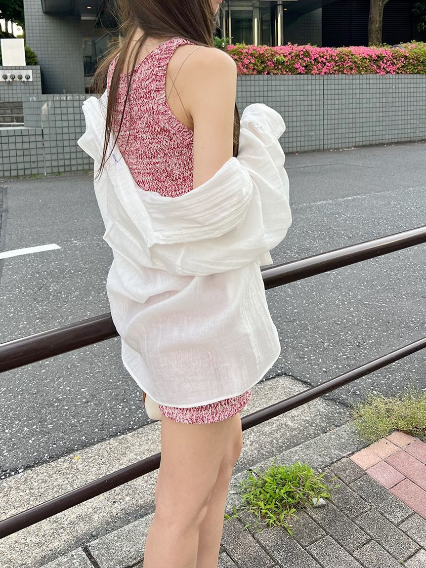 SNIDEL「Sustainableニットタンクトップス」|ニット・セーター|