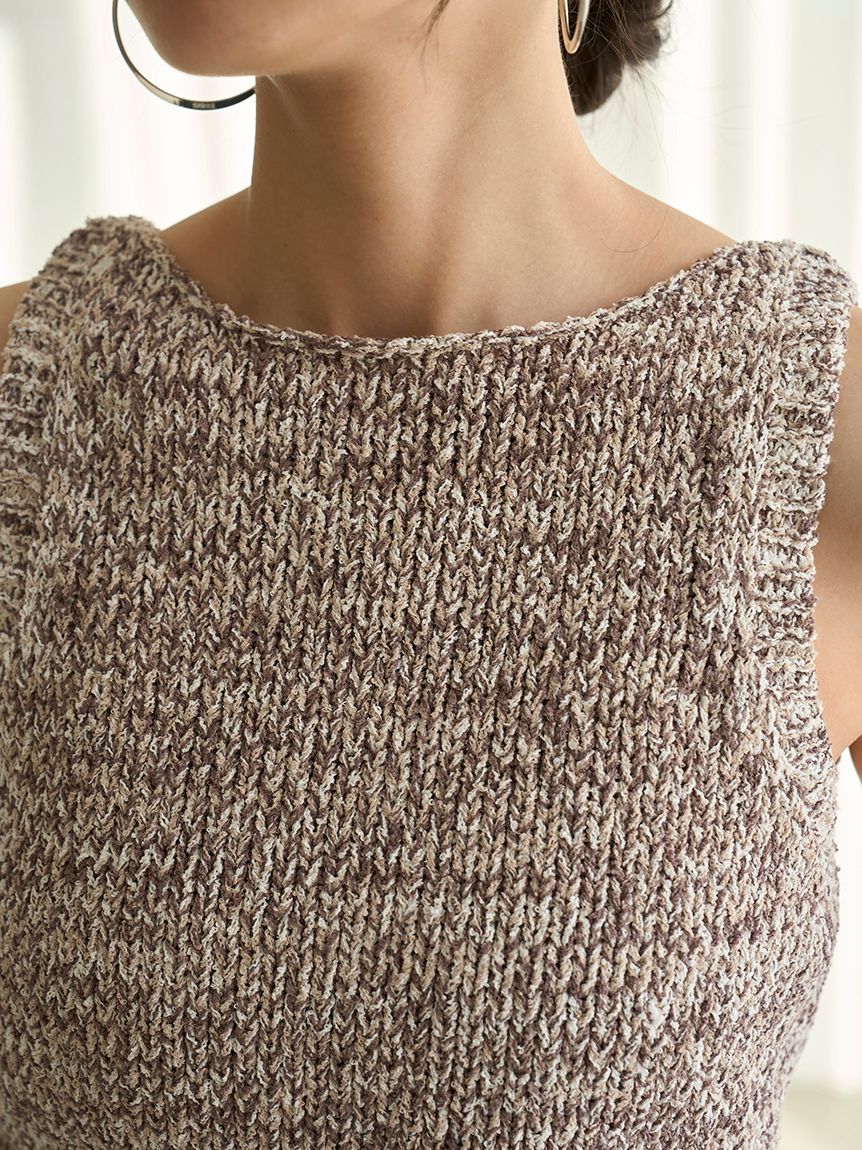 SNIDEL「Sustainableニットタンクトップス」|ニット・セーター|