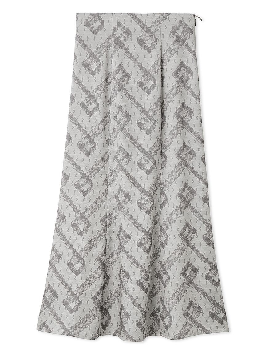 SNIDEL「レースプリントナロースカート」|スカート|