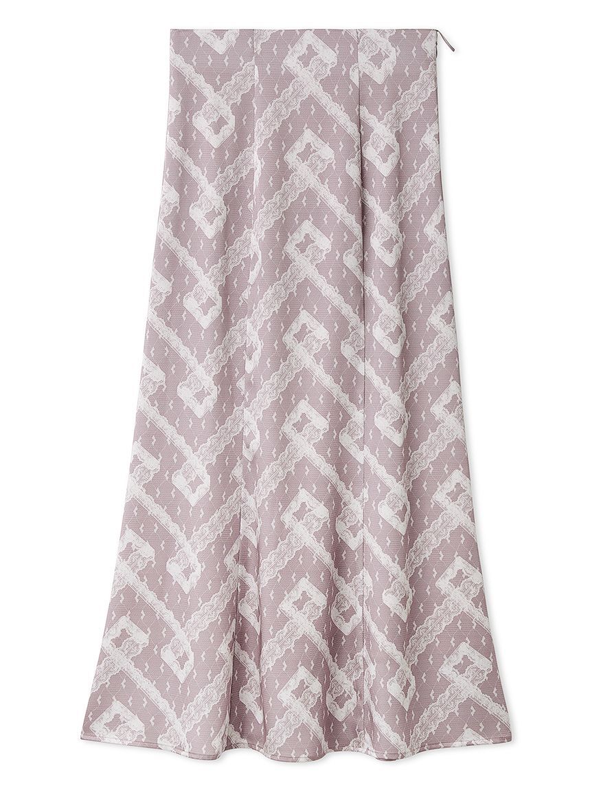 SNIDEL「レースプリントナロースカート」|スカート|PBEG