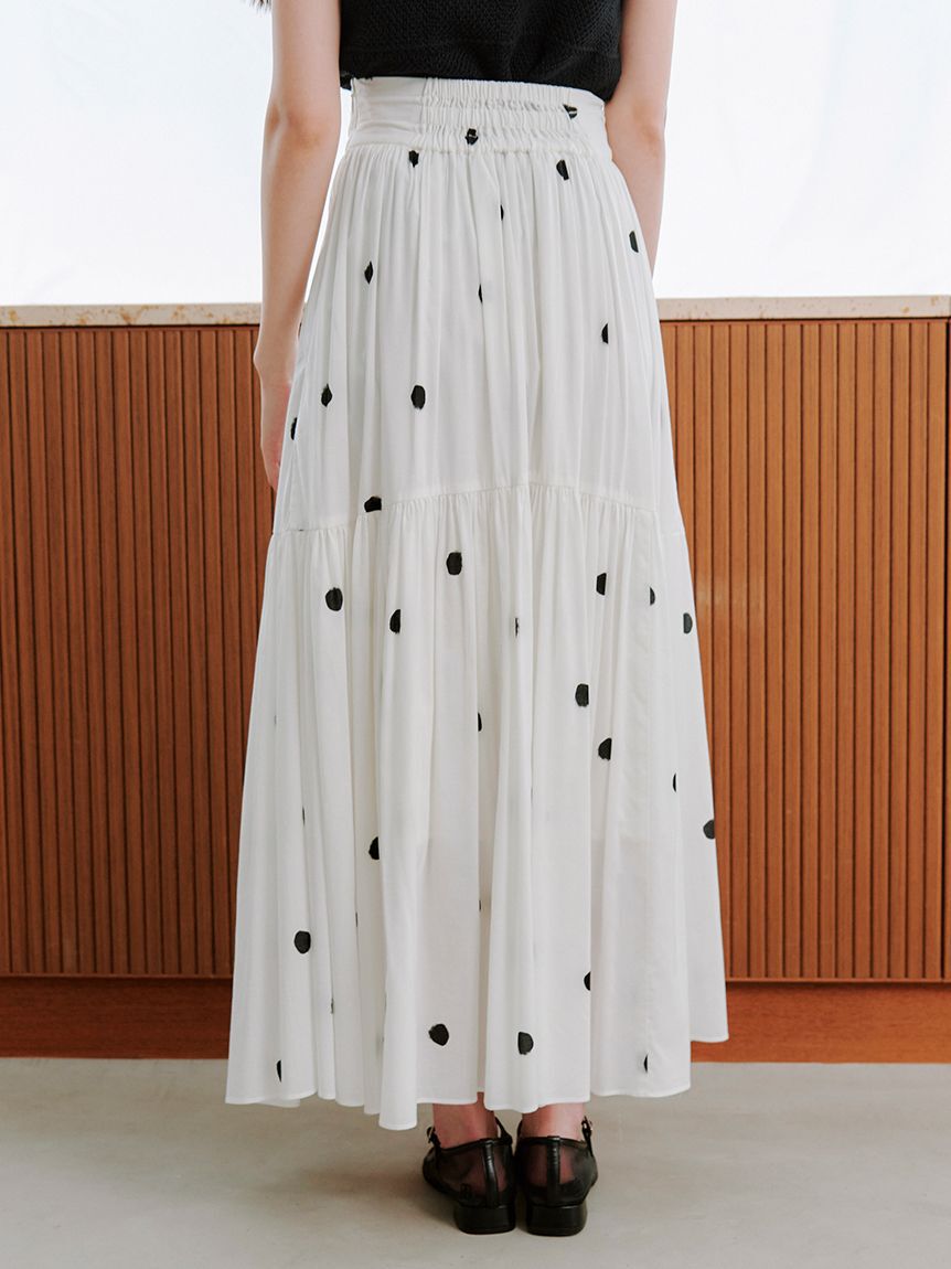 SNIDEL「ギャザーフレアスカート」|スカート|