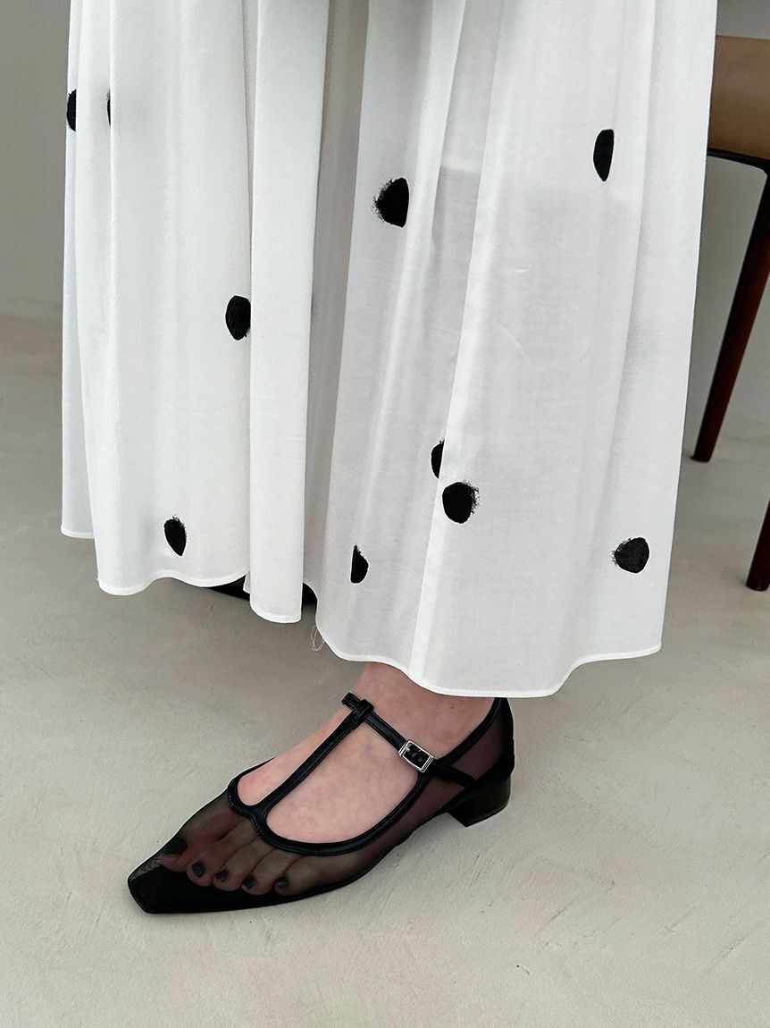 SNIDEL「ギャザーフレアスカート」|スカート|