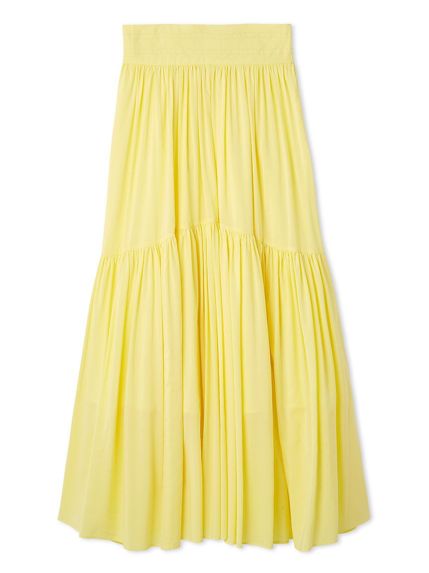 SNIDEL「ギャザーフレアスカート」|スカート|YEL