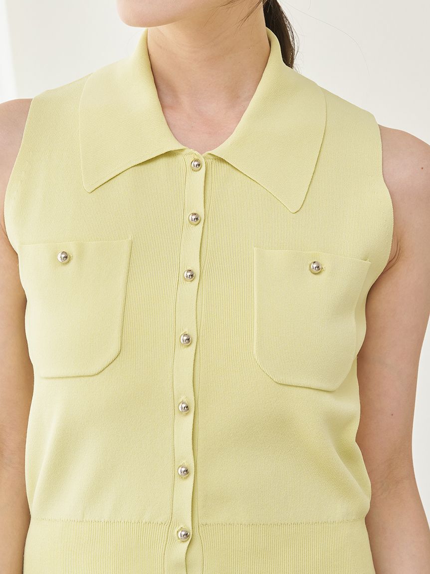 SNIDEL「ニットベスト&times;ティアードスカートセット」|ワンピース|