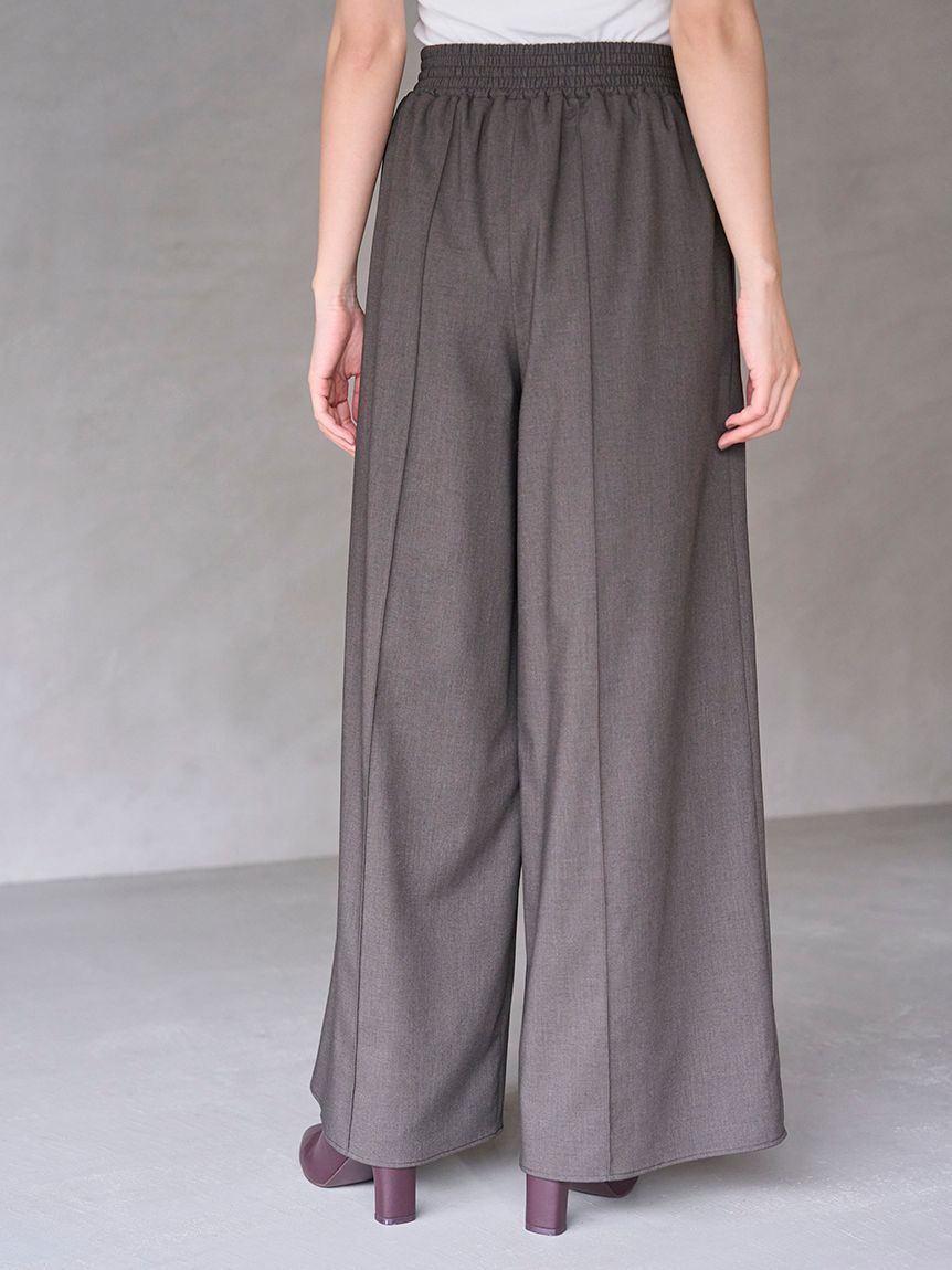 SNIDEL「バリエーションワイドパンツ」|チノ|