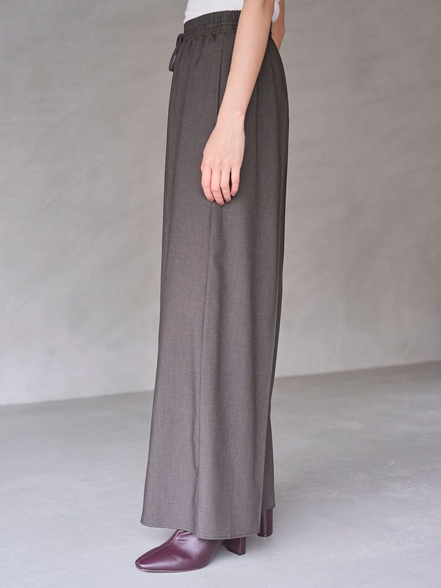 SNIDEL「バリエーションワイドパンツ」|チノ|