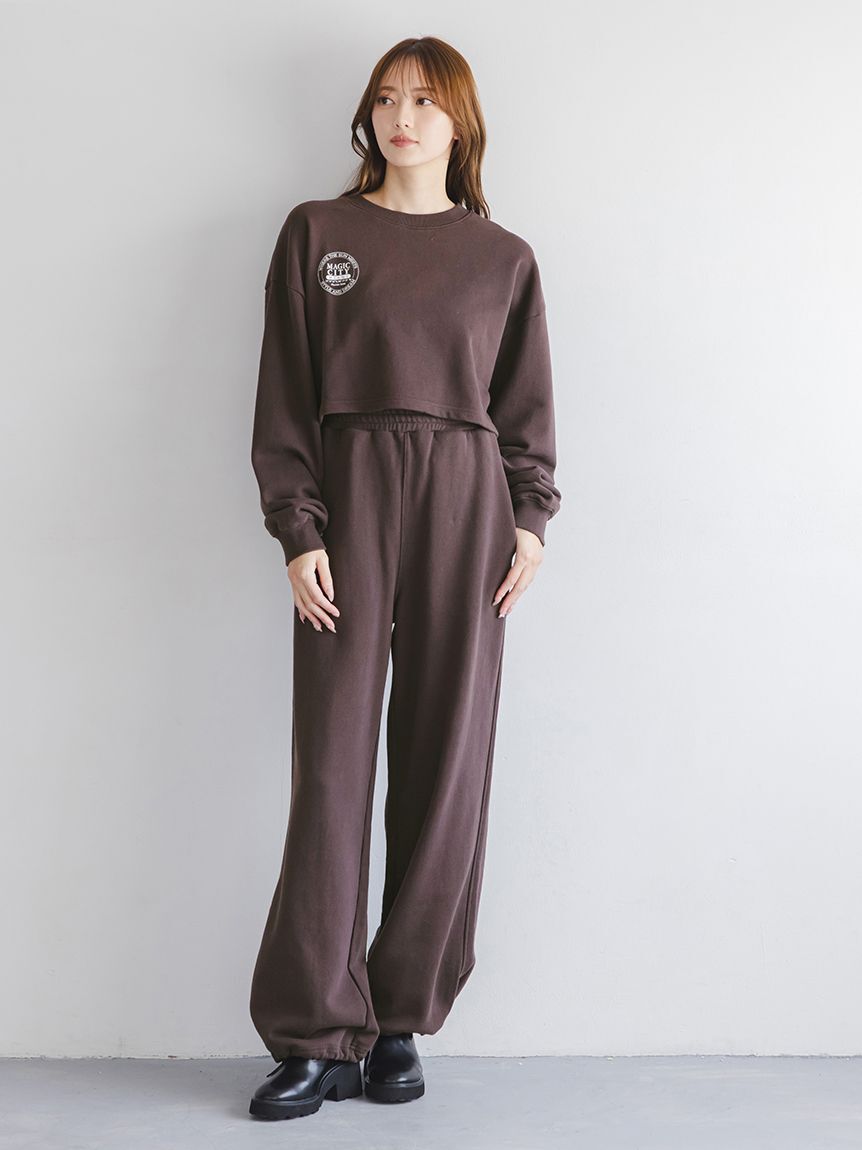 SNIDEL「【NUTMEG】コラボスウェットパンツ」|チノ|