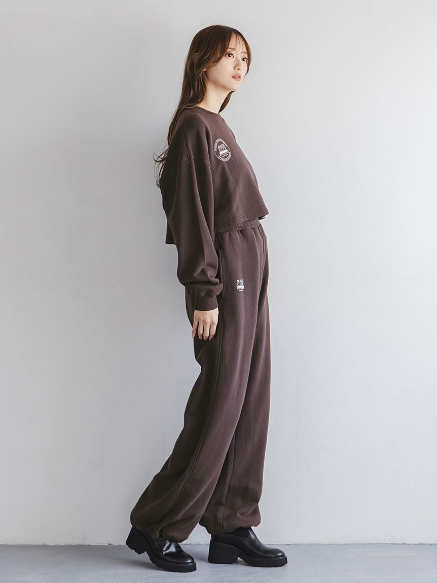 SNIDEL「【NUTMEG】コラボスウェットパンツ」|チノ|