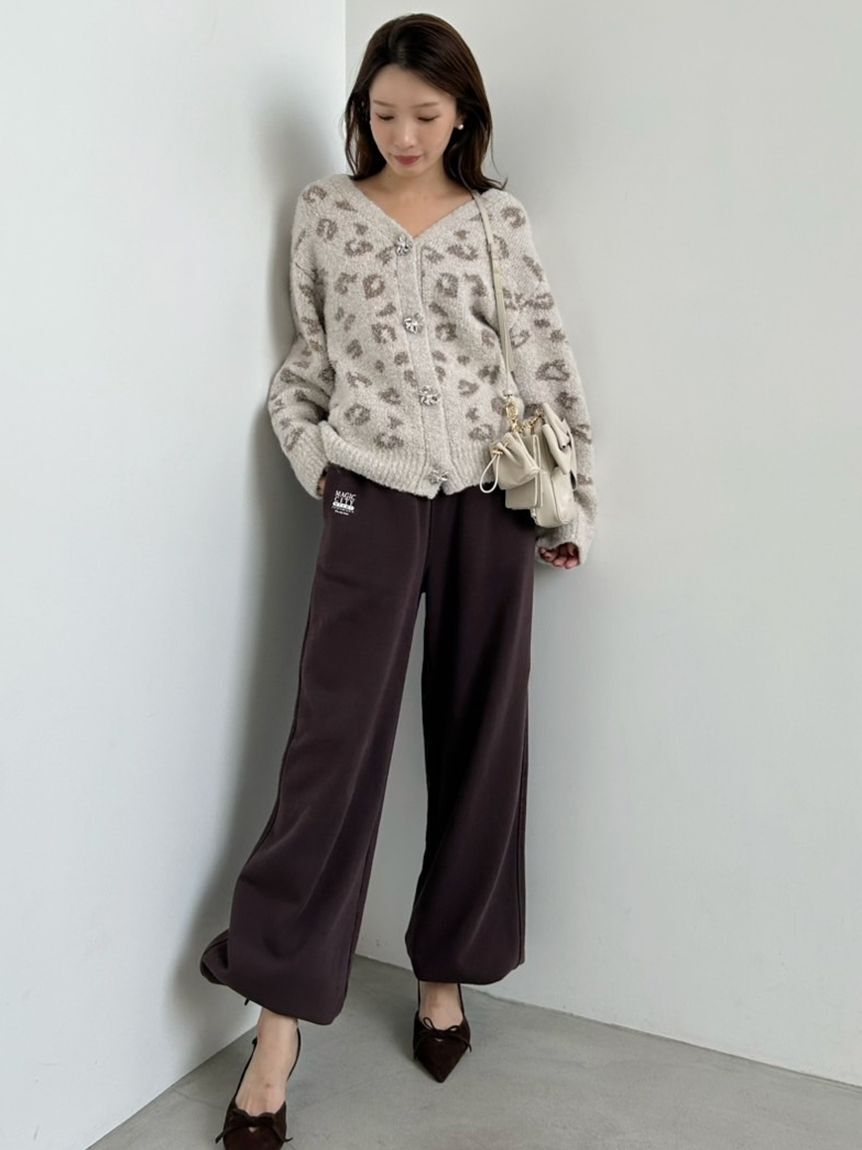 SNIDEL「【NUTMEG】コラボスウェットパンツ」|チノ|