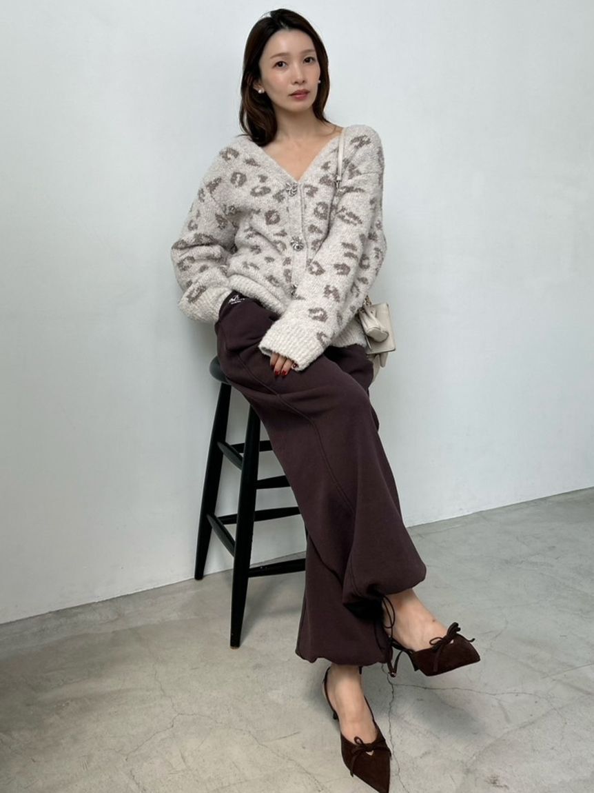 SNIDEL「【NUTMEG】コラボスウェットパンツ」|チノ|