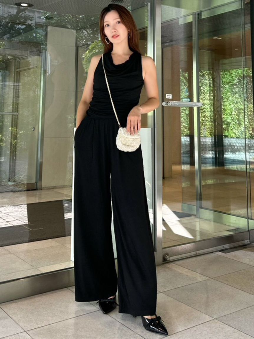 SNIDEL「タックカットパンツ」|チノ|