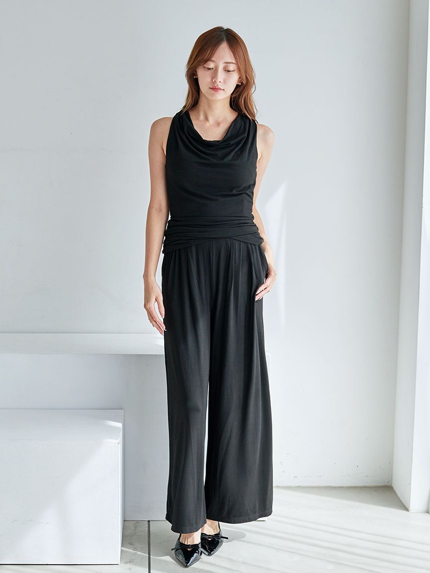 SNIDEL「タックカットパンツ」|チノ|