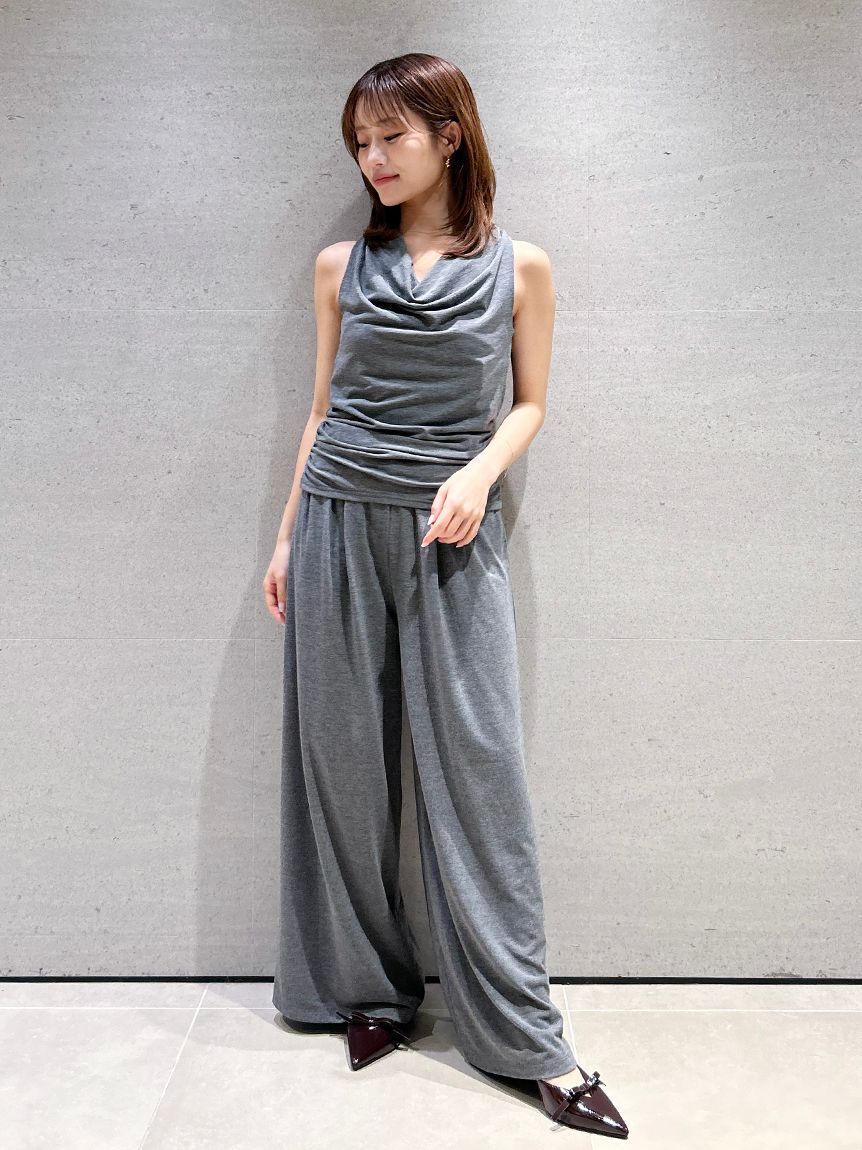 SNIDEL「タックカットパンツ」|チノ|