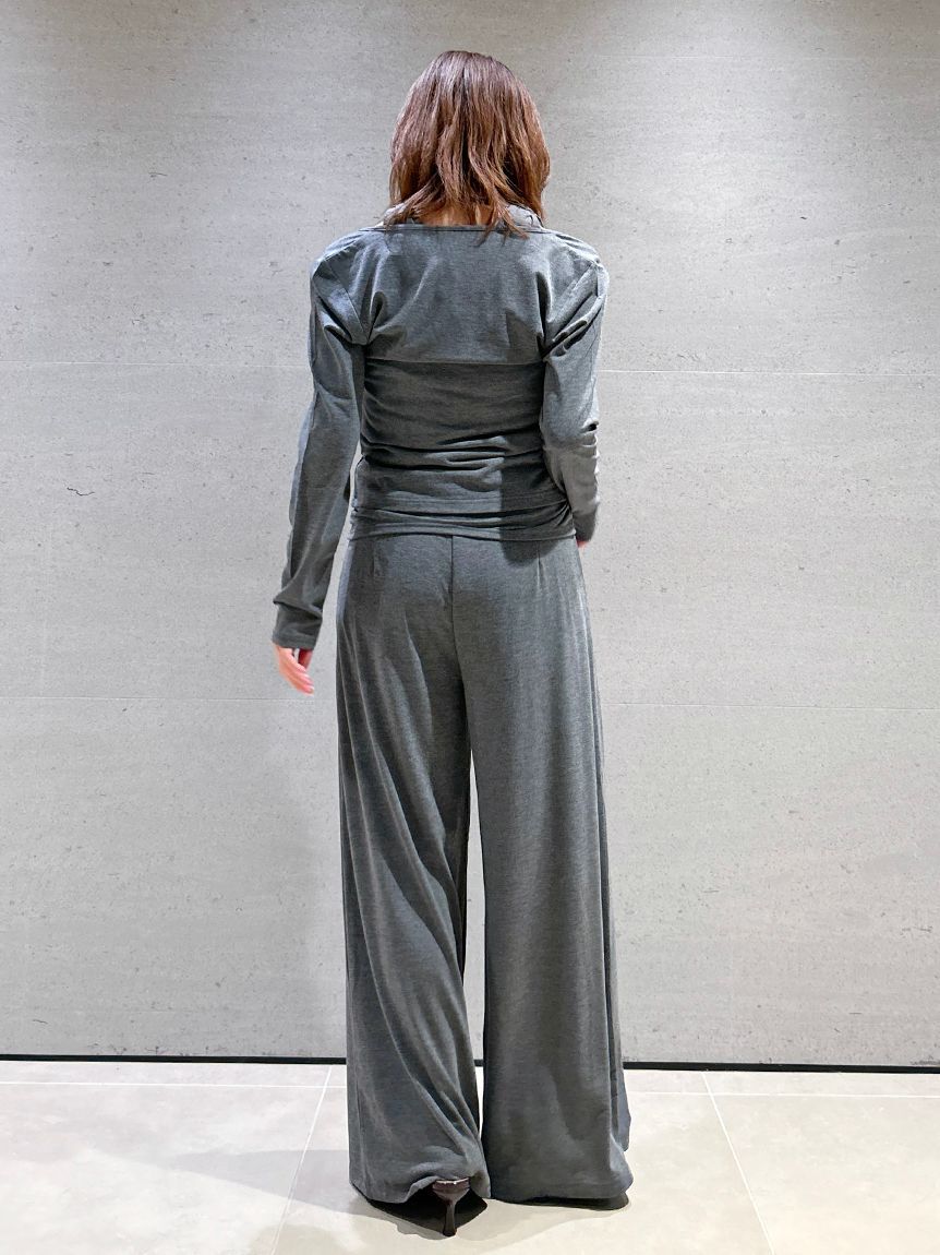 SNIDEL「タックカットパンツ」|チノ|