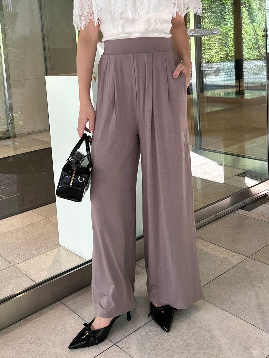 SNIDEL「タックカットパンツ」|チノ|