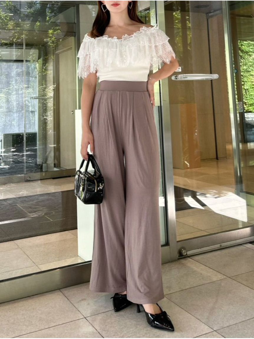 SNIDEL「タックカットパンツ」|チノ|MOC