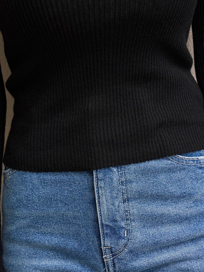 SNIDEL「オフショルレイヤードニットプルオーバー」|ニット・セーター|