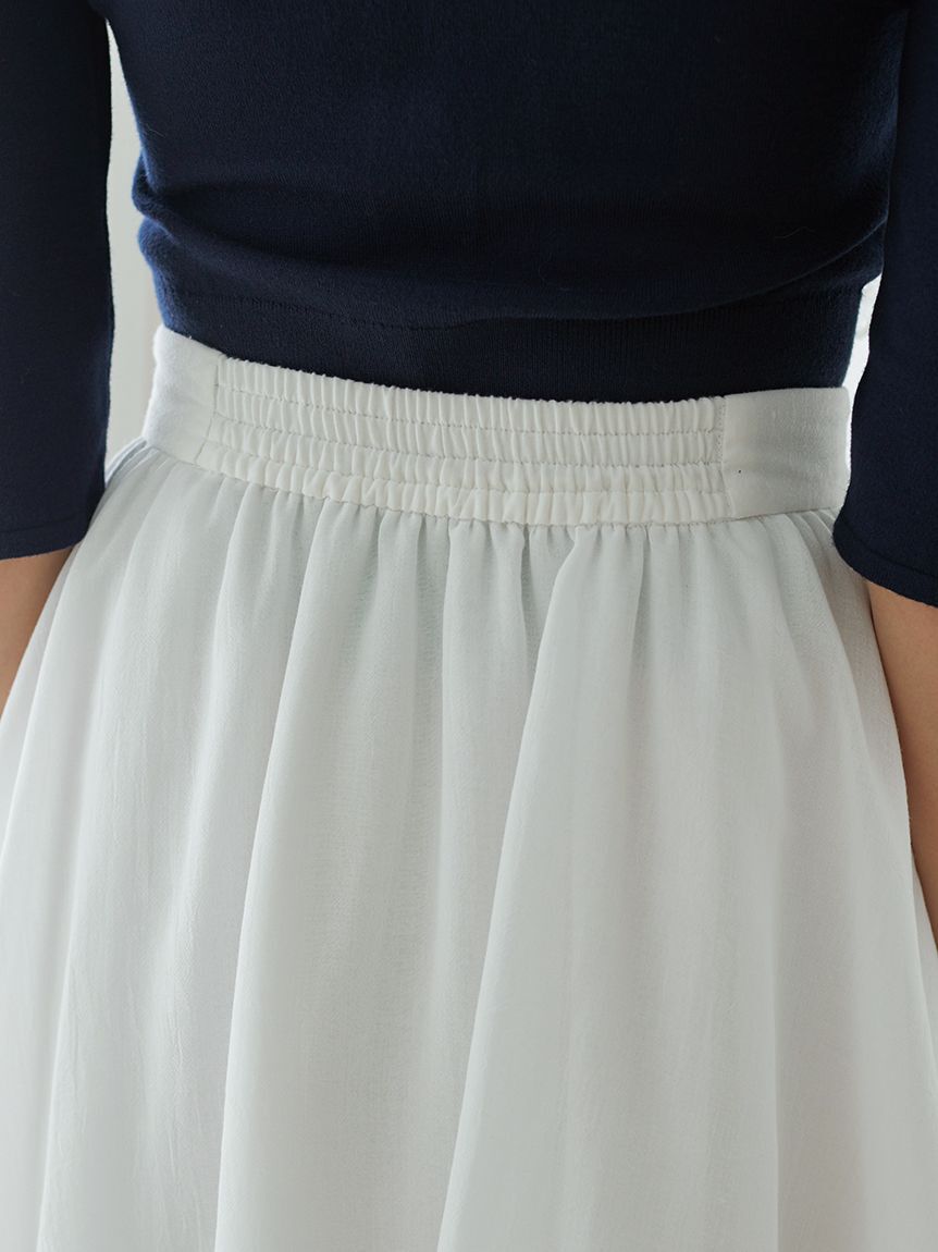 SNIDEL「Sustainableバリエーションティアードスカート」|スカート|