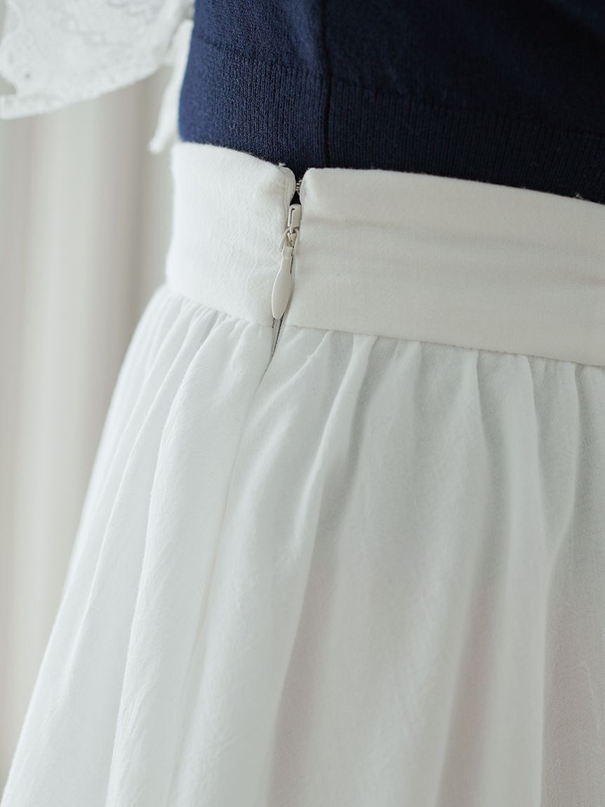 SNIDEL「Sustainableバリエーションティアードスカート」|スカート|