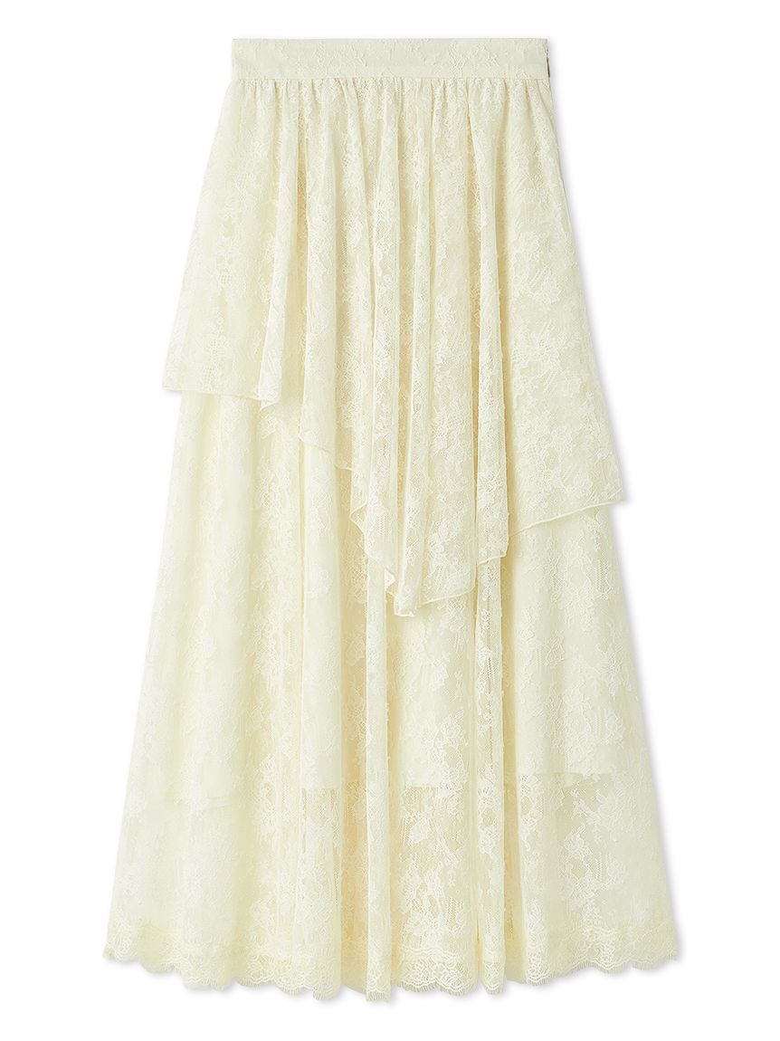 SNIDEL「Sustainableバリエーションティアードスカート」|スカート|