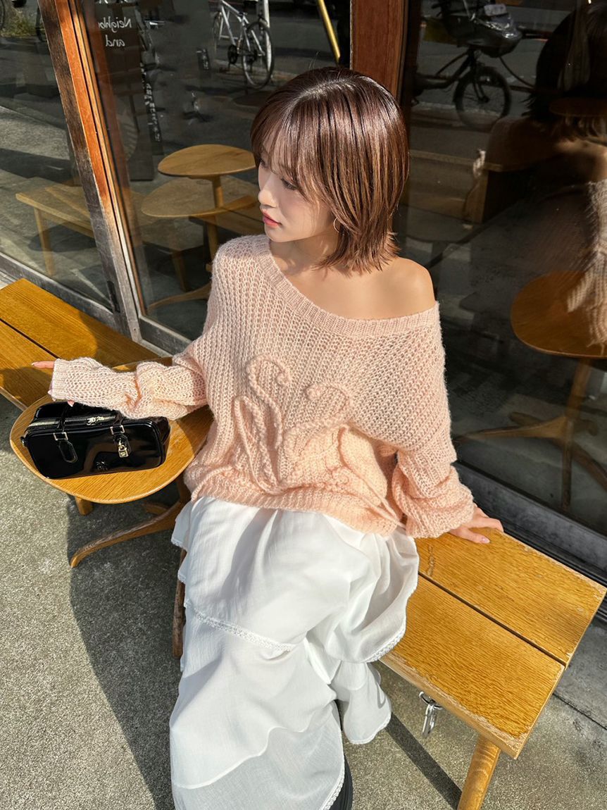 SNIDEL「Sustainableバリエーションティアードスカート」|スカート|