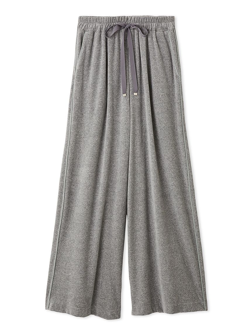 FRAY I.D「クラッシュベロアドロストワイドパンツ」|チノ|