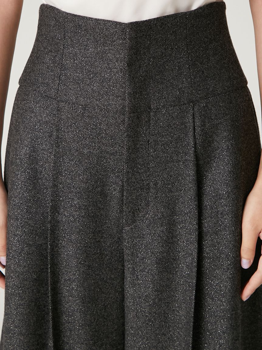 FRAY I.D「ハイウエストタックワイドパンツ」|チノ|