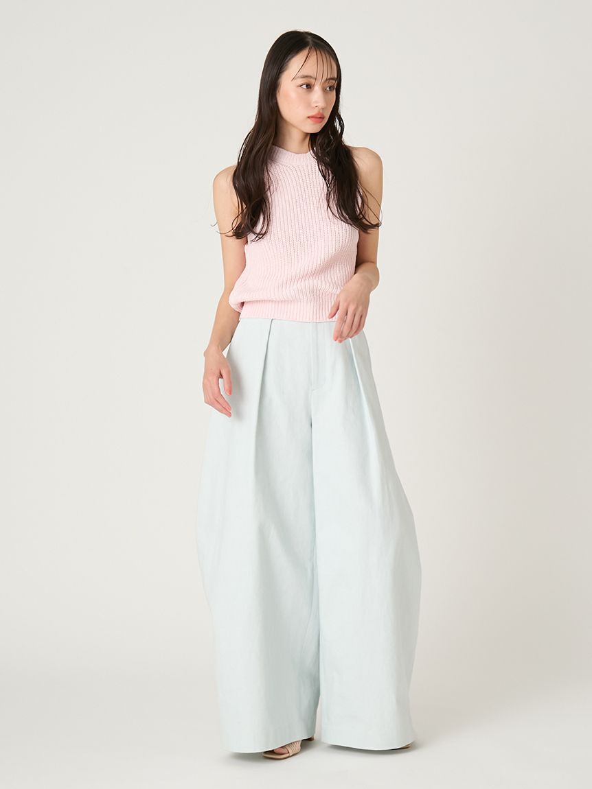 FRAY I.D「ワイドバレルレッグパンツ」|チノ|