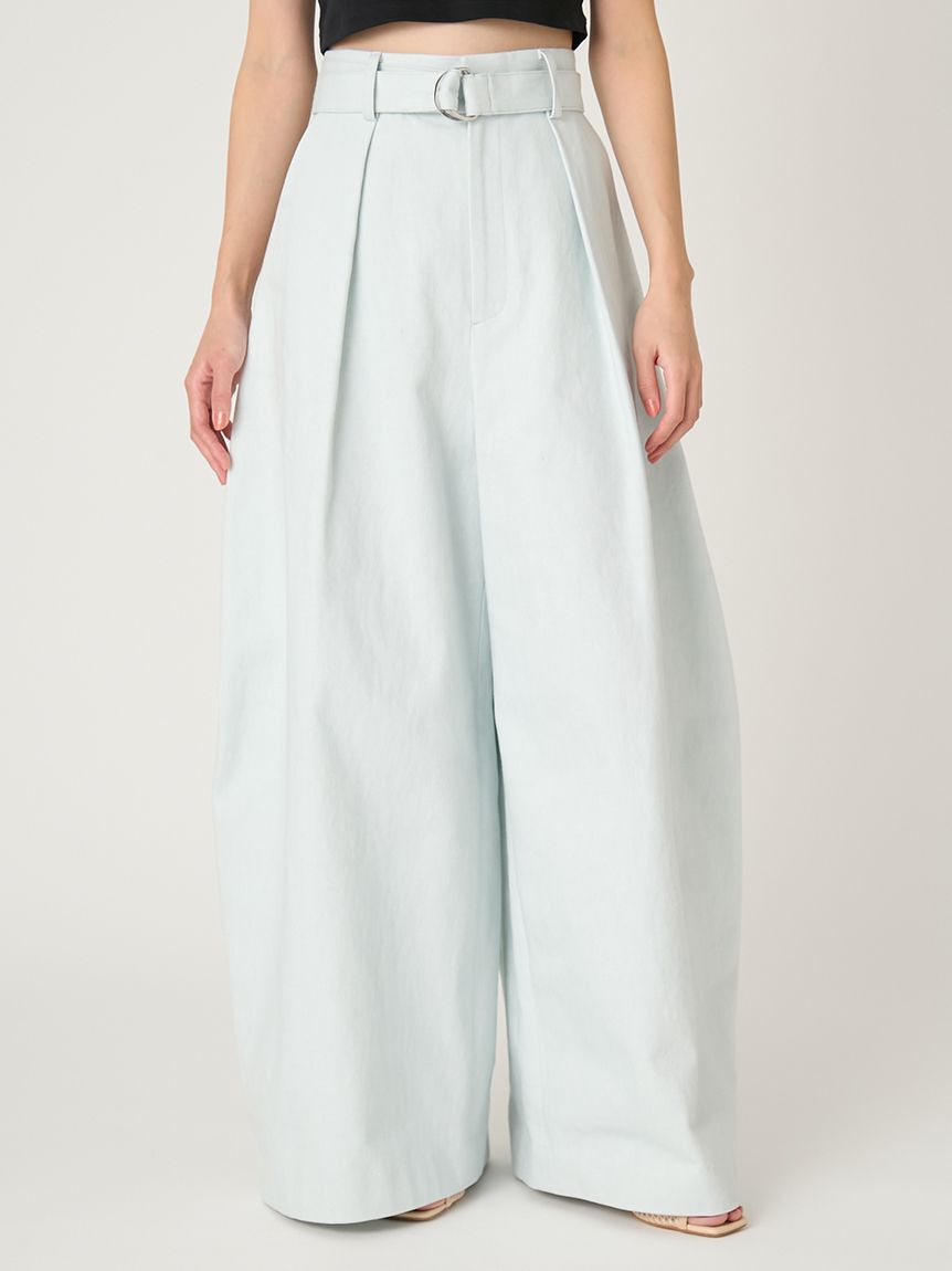 FRAY I.D「ワイドバレルレッグパンツ」|チノ|