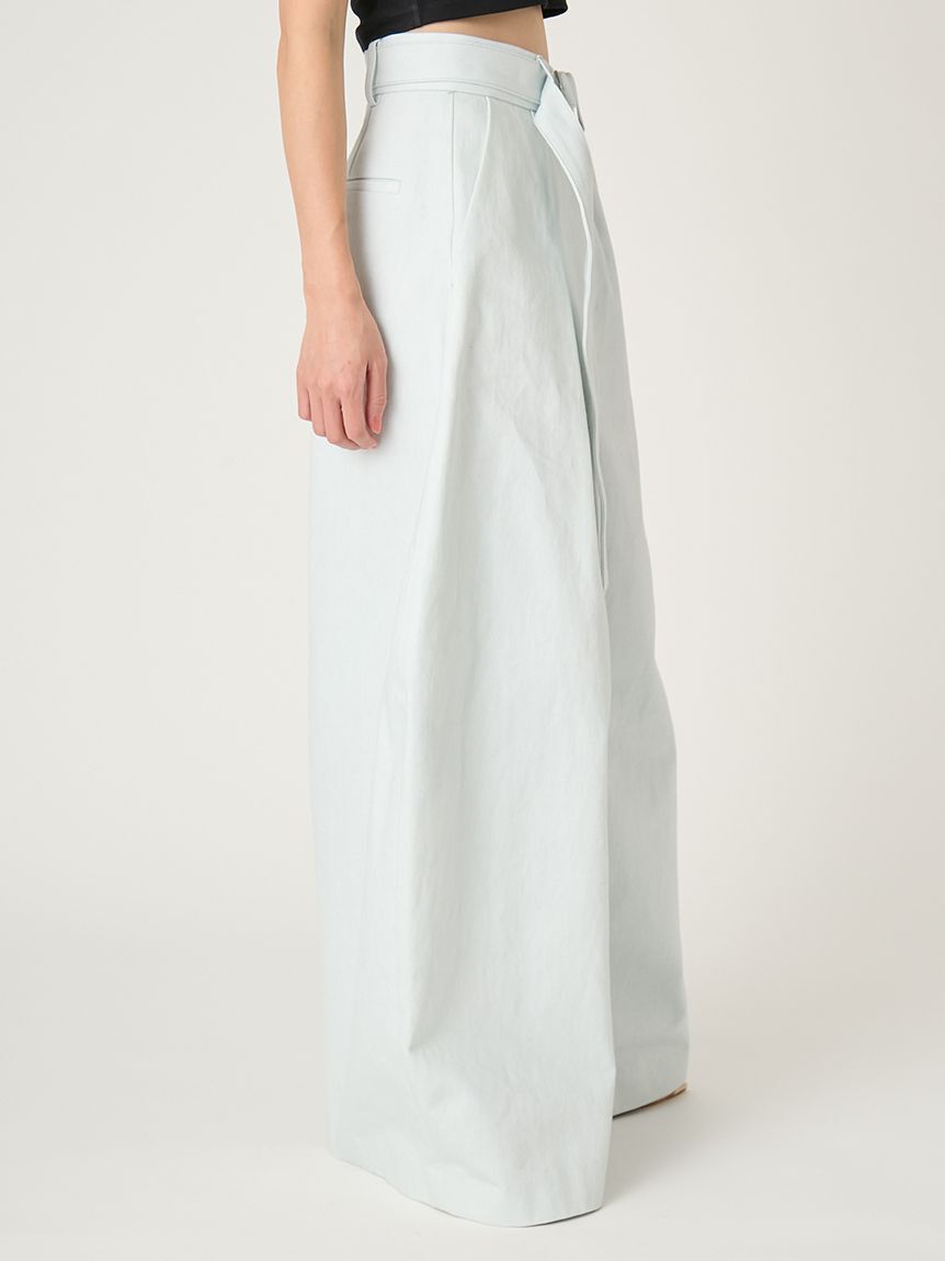 FRAY I.D「ワイドバレルレッグパンツ」|チノ|