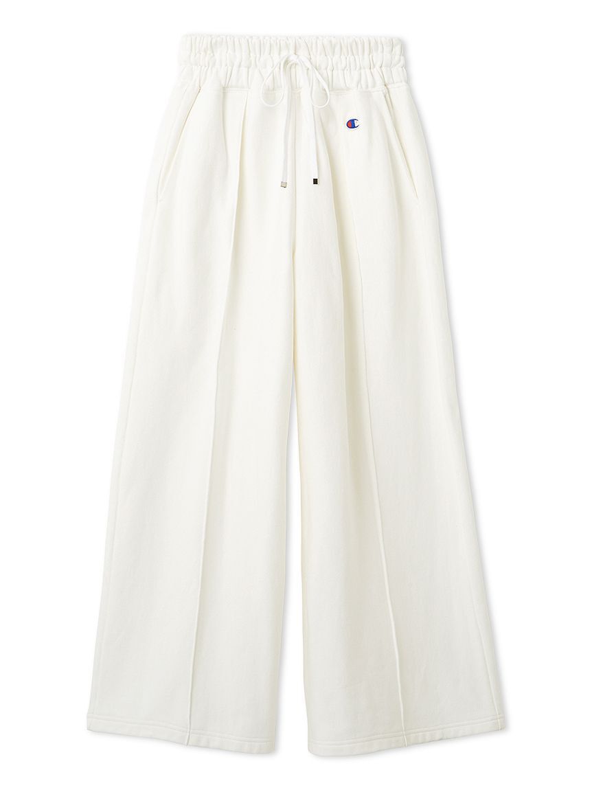 FRAY I.D「【FRAY I.D｜Champion】リバースウィーブタックワイドパンツ」|チノ|OWHT