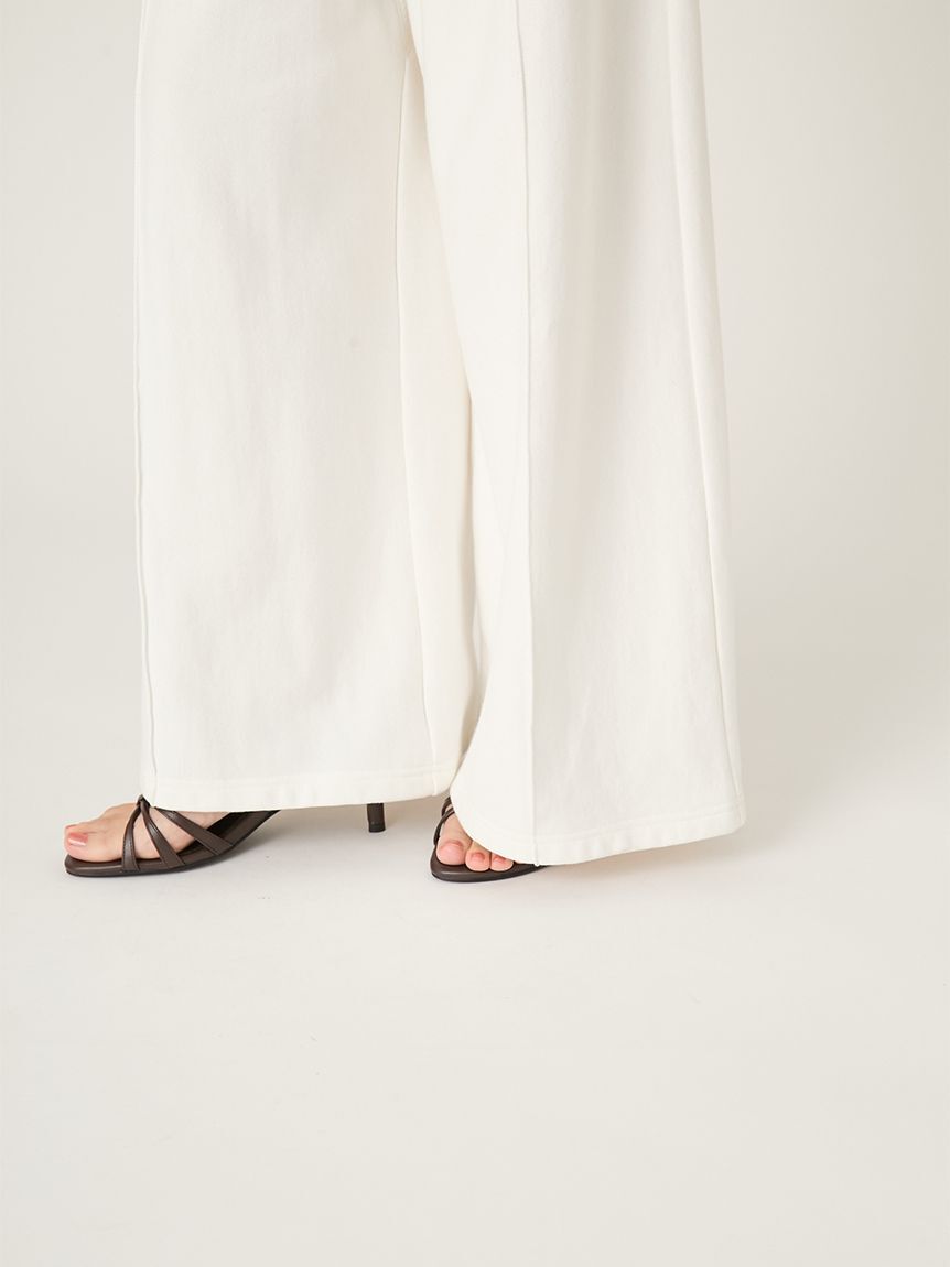 FRAY I.D「【FRAY I.D｜Champion】リバースウィーブタックワイドパンツ」|チノ|