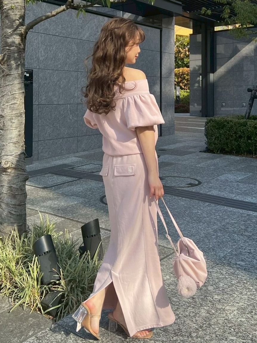 FRAY I.D「【FRAY I.D｜Champion】リバースウィーブストレートスカート」|スカート|