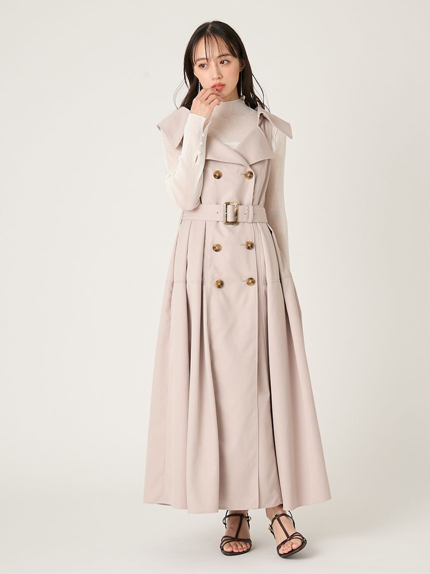 FRAY I.D「トレンチディテールワンピース」|ワンピース|