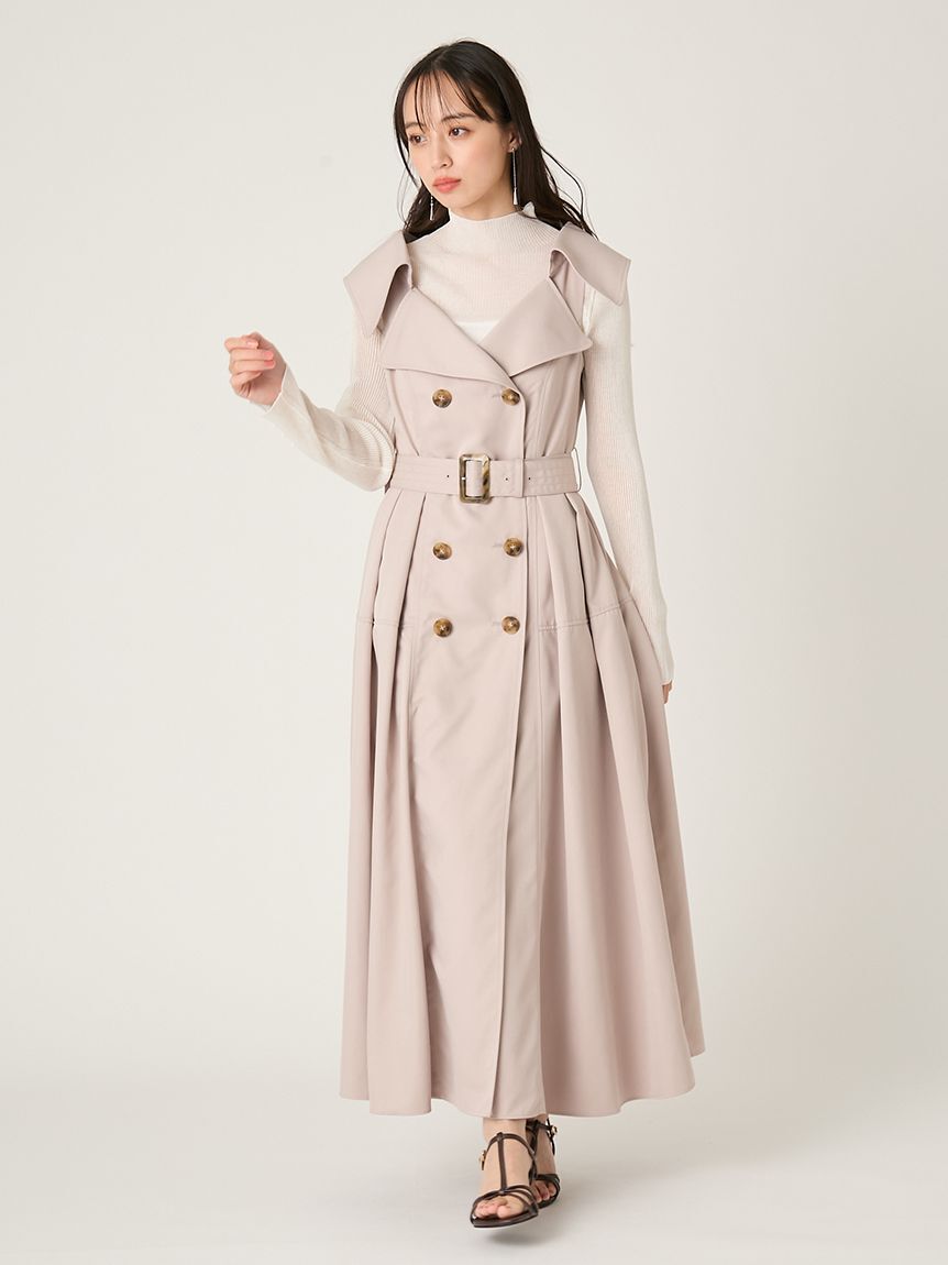 FRAY I.D「トレンチディテールワンピース」|ワンピース|