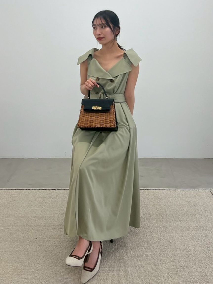 FRAY I.D「トレンチディテールワンピース」|ワンピース|