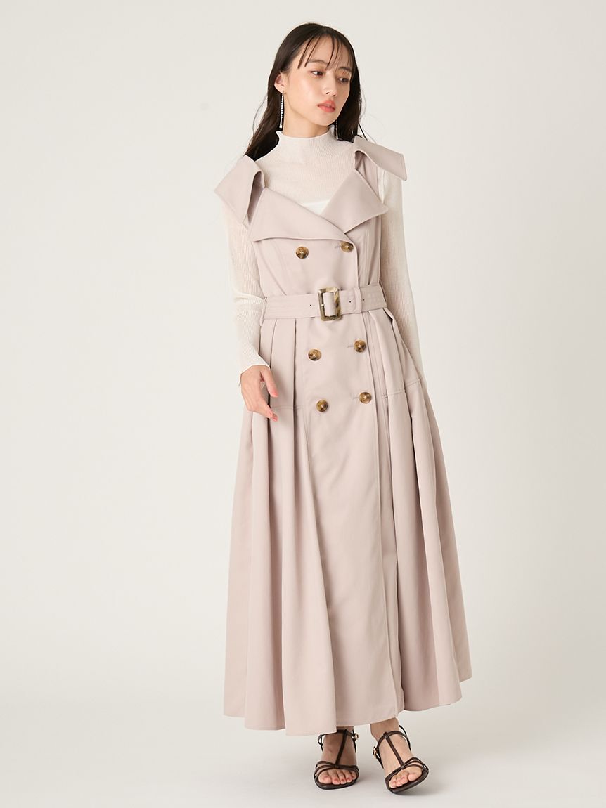 FRAY I.D「トレンチディテールワンピース」|ワンピース|