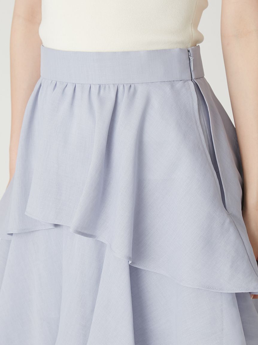 FRAY I.D「アシメフリルティアードスカート」|スカート|