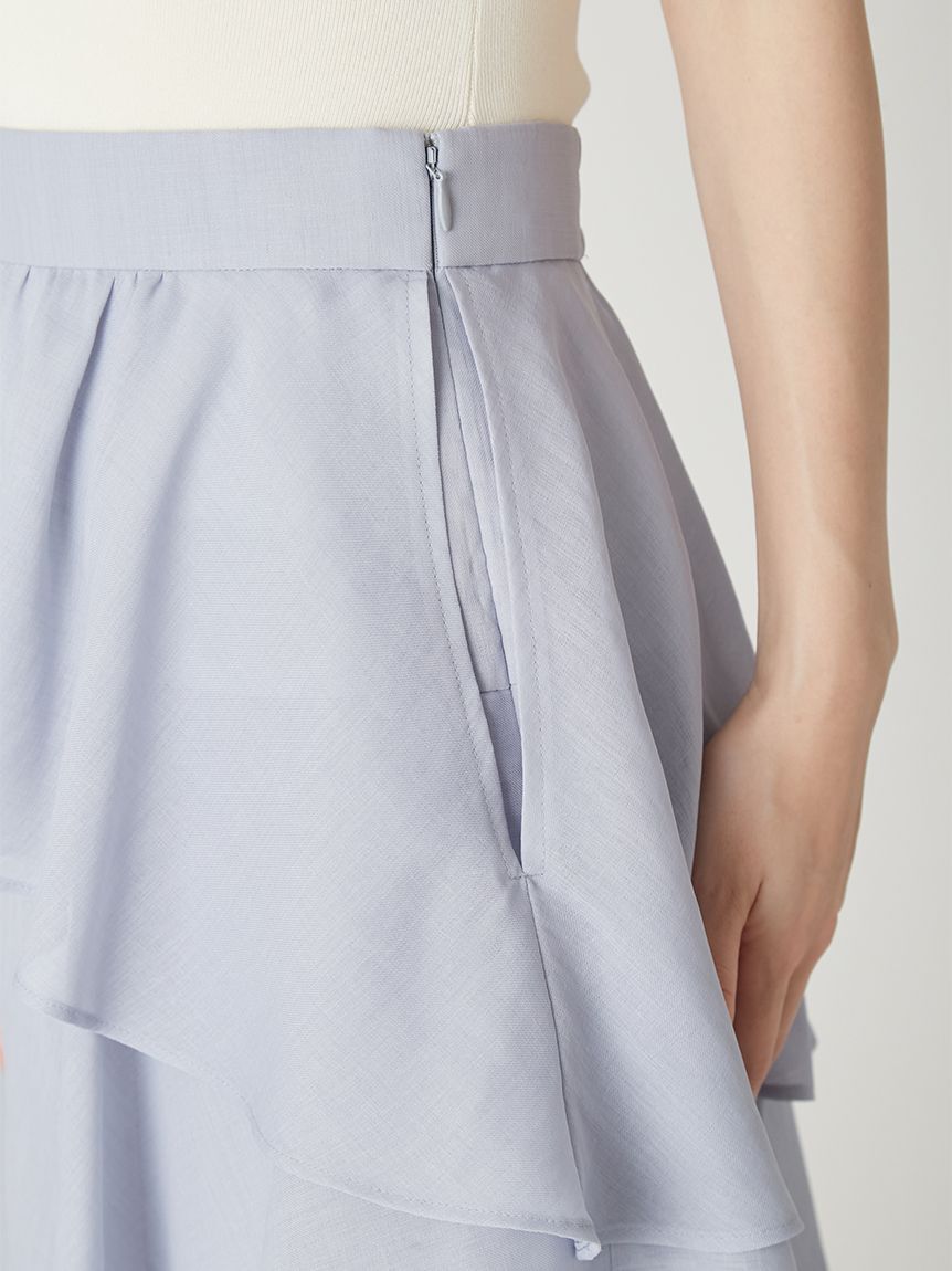 FRAY I.D「アシメフリルティアードスカート」|スカート|