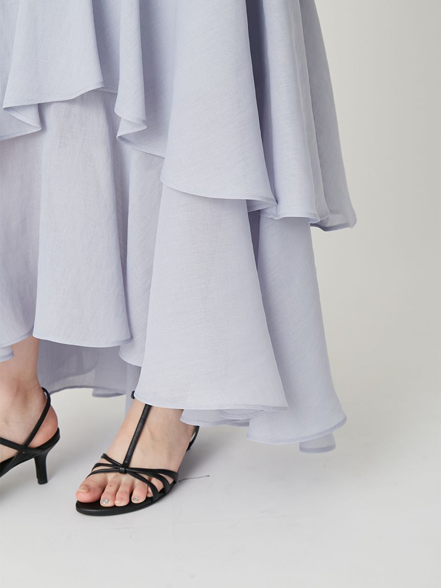 FRAY I.D「アシメフリルティアードスカート」|スカート|