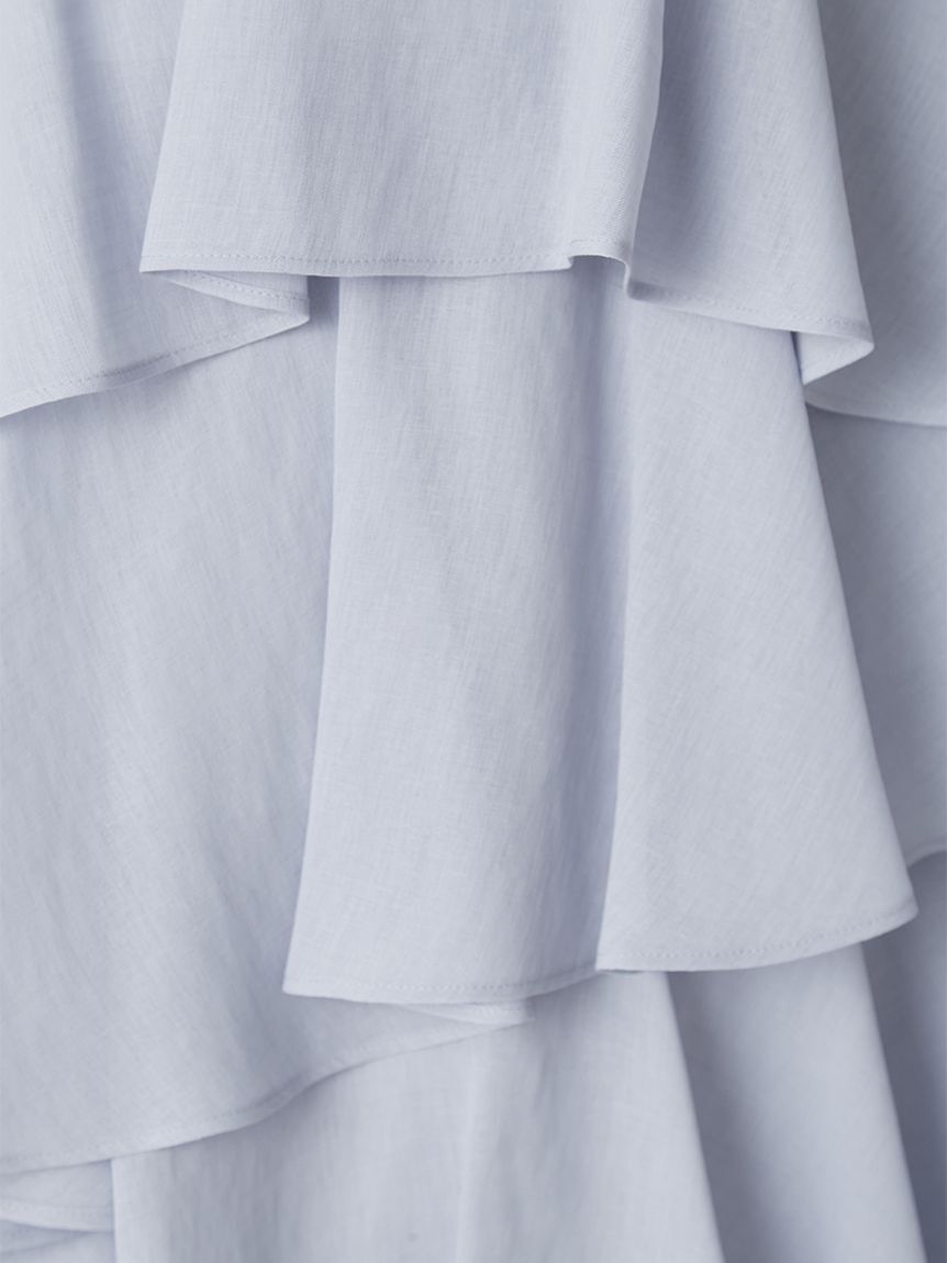 FRAY I.D「アシメフリルティアードスカート」|スカート|