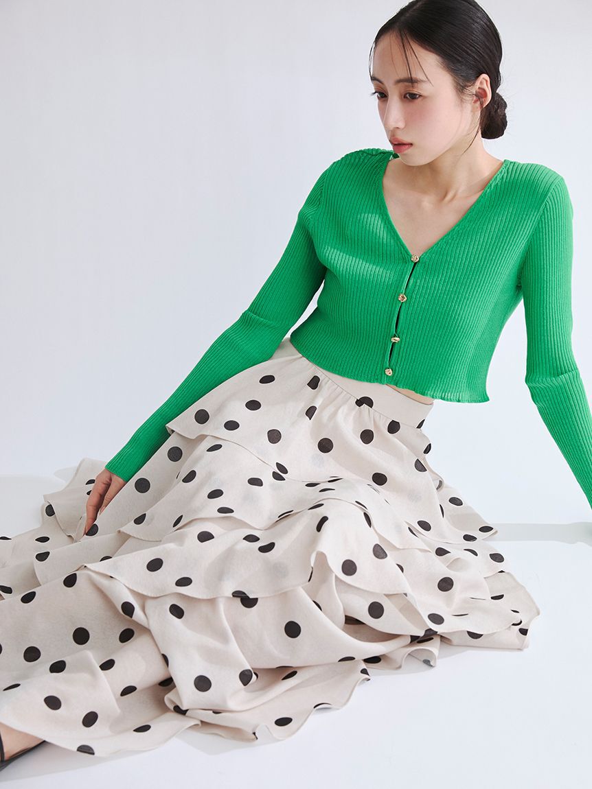 FRAY I.D「アシメフリルティアードスカート」|スカート|DOT