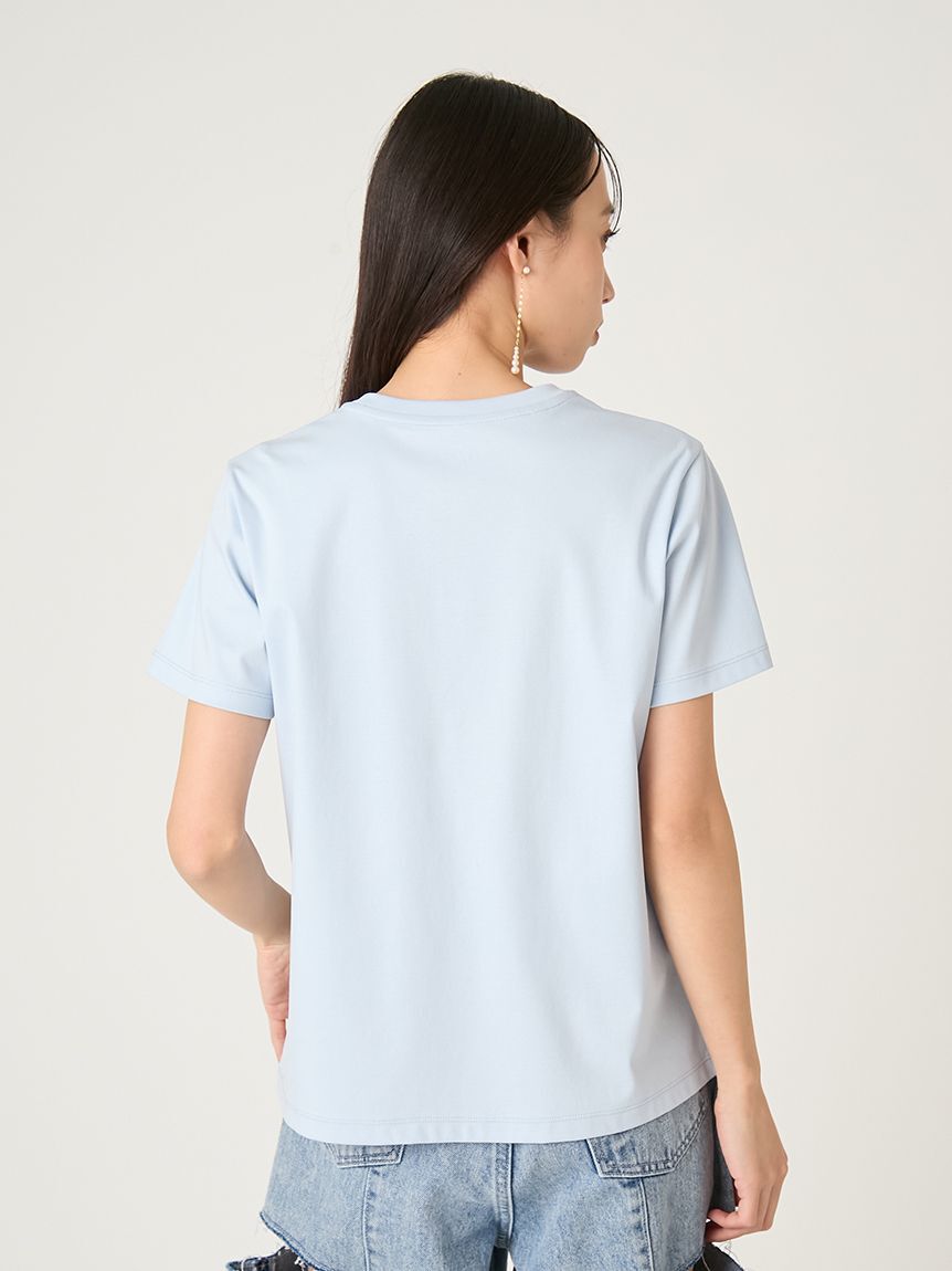 FRAY I.D「コンパクトフラワープリントTシャツ」|Tシャツ・カットソー|