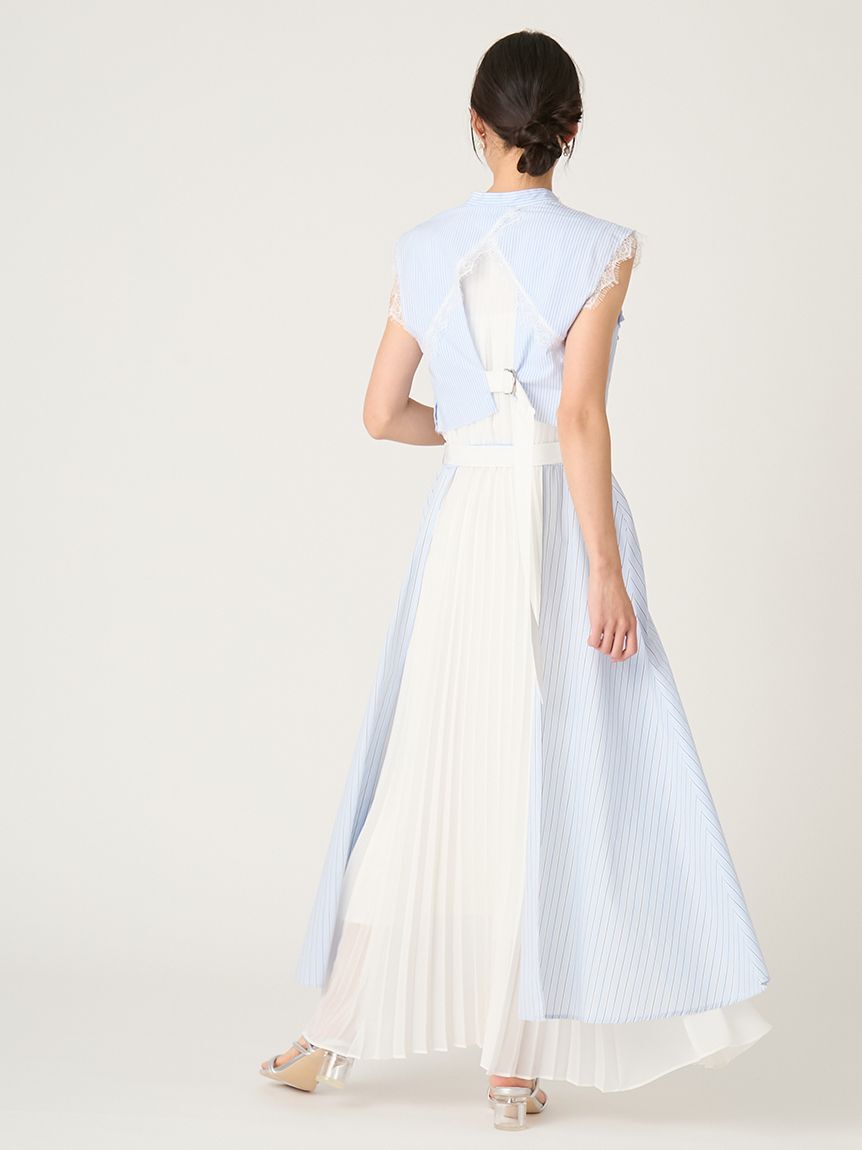 FRAY I.D「ミリタリーコンビプリーツワンピース」|ワンピース|