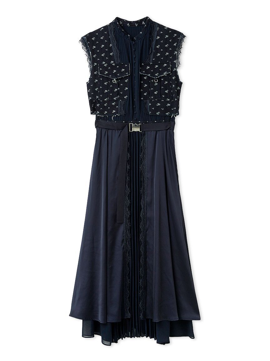 FRAY I.D「ミリタリーコンビプリーツワンピース」|ワンピース|IND