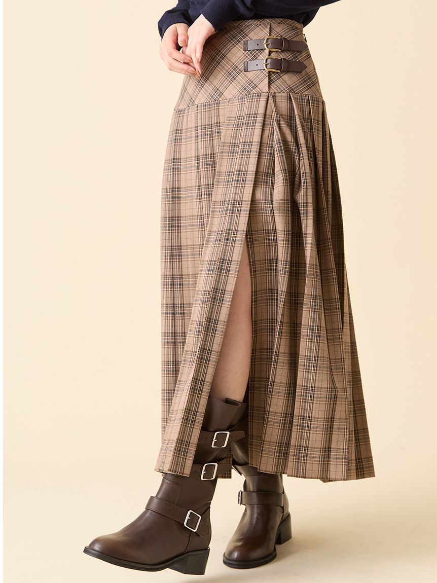 LILY BROWN「ベルテッドプリーツスカショーパン」|その他|