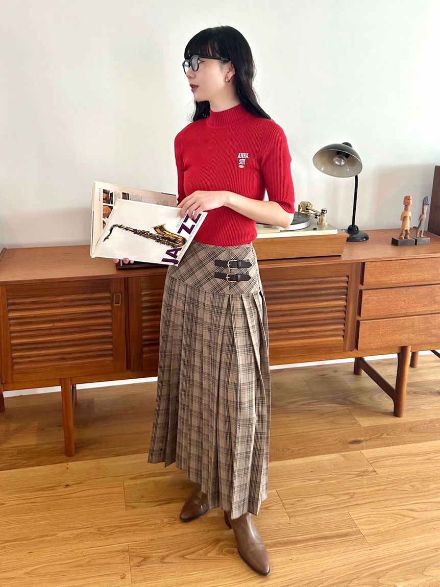 LILY BROWN「ベルテッドプリーツスカショーパン」|その他|