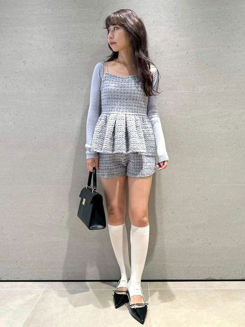 LILY BROWN「ツイードニットショートパンツ」|その他|