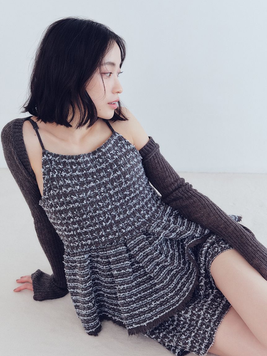 LILY BROWN「ツイードニットショートパンツ」|その他|